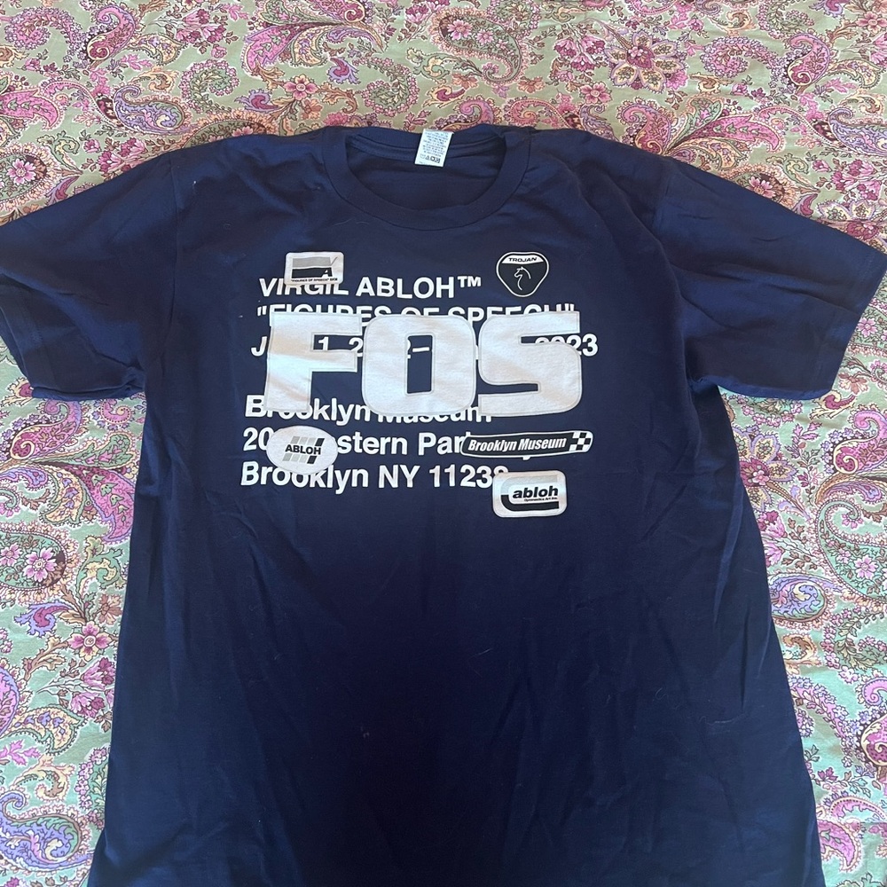 Virgil Abloh Graphic T-Shirt - Navy